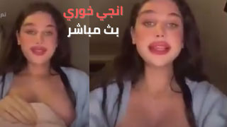 انجي خوري والبث المباشر بطريقة جديدة وملفتة للجميع - سكس